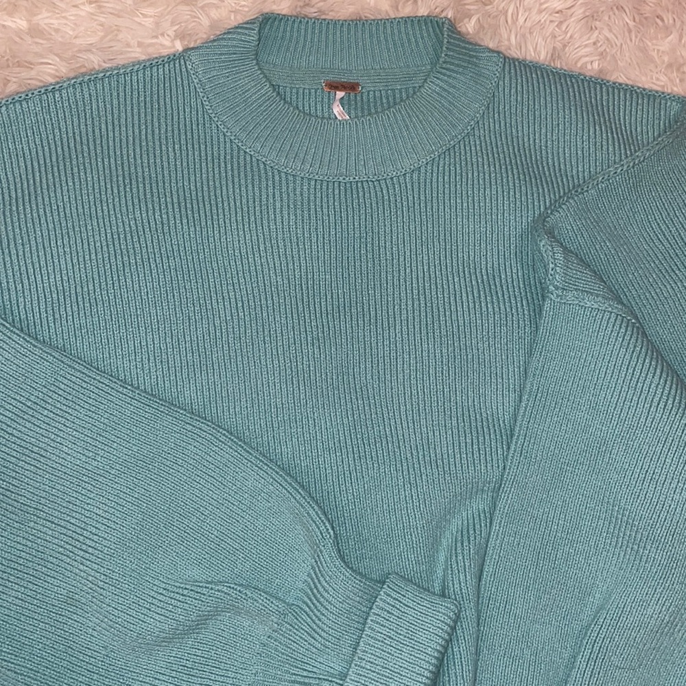 Free People oversized mock neck sweater